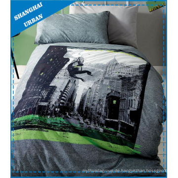 Kinderbettwäsche Urban Sketch Cotton Duvet Cover Bettwäsche